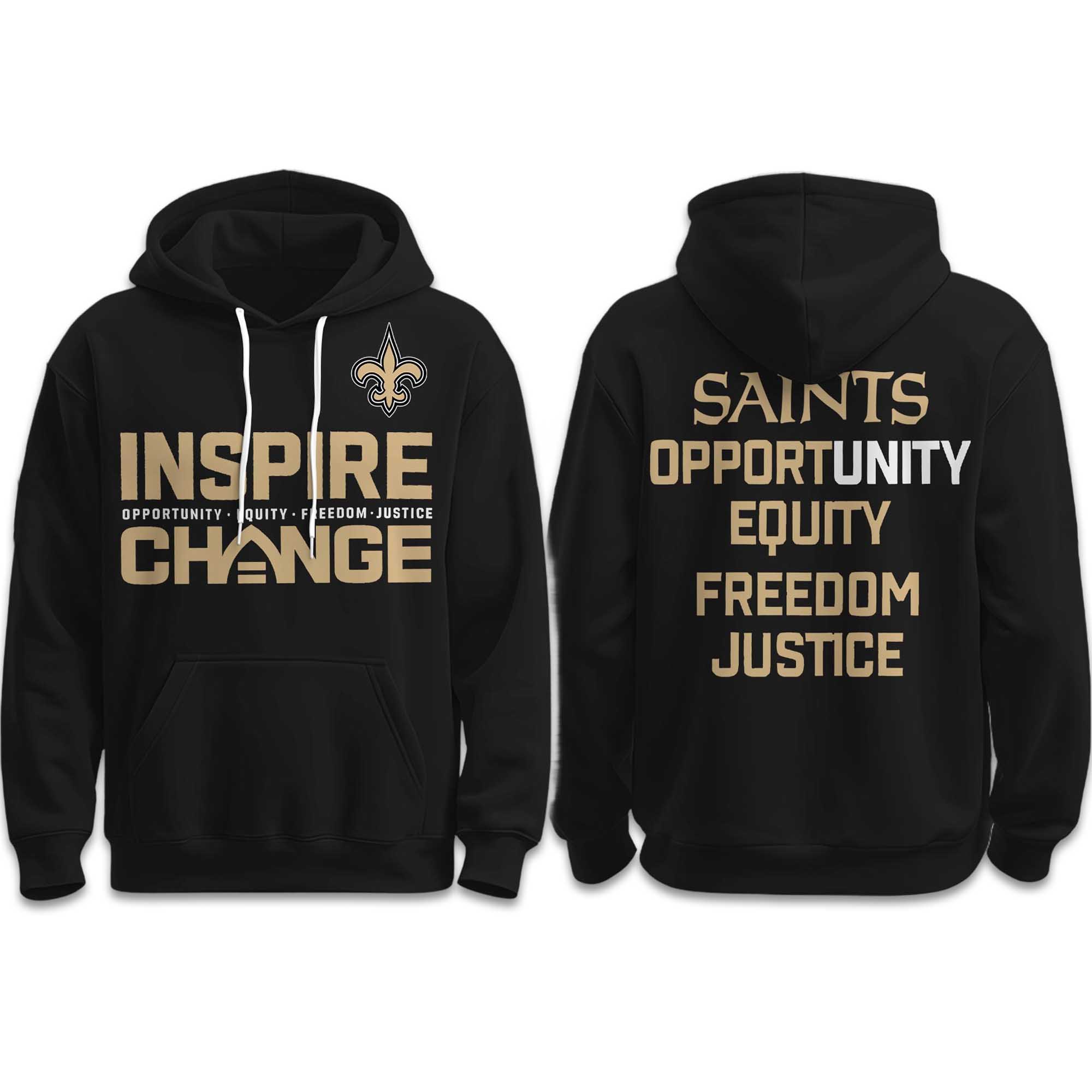 Saints Inspire Change Hoodie 2025 Saints Inspire Change Hoodie 2025