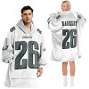 Saquon Barkley 26 Eagles Football Unisex Blanket Hoodie 3 Saquon Barkley 26 Eagles Football Unisex Blanket Hoodie (2)