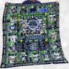 Seahawks 50th Anniversary Fleece Blanket 2