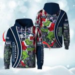 Seahawks The Grnch Christmas Football Hoodie