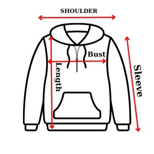 Size chart Ifrogtees