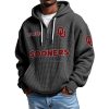 Sooners EST 1895 Quarter Zip Waffle Hoodie 6 Sooners EST 1895 Quarter Zip Waffle Hoodie 2
