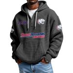 South Alabama Jaguars EST 2009 Quarter Zip Waffle Hoodie