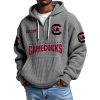 South Carolina Gamecocks EST 1892 Quarter Zip Waffle Hoodie 7 South Carolina Gamecocks EST 1892 Quarter Zip Waffle Hoodie 3