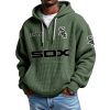 Sox EST 1894 Waffle Quarter Zip Hoodie 7 Sox EST 1894 Waffle Quarter Zip Hoodie 3