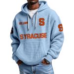 Syracuse EST 1889 Quarter Zip Waffle Hoodie