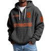 Syracuse EST 1889 Quarter Zip Waffle Hoodie 6 Syracuse EST 1889 Quarter Zip Waffle Hoodie 2