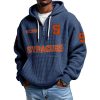 Syracuse EST 1889 Quarter Zip Waffle Hoodie 9 Syracuse EST 1889 Quarter Zip Waffle Hoodie 5