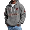 Texas State EST 1904 Quarter Zip Waffle Hoodie 7 Texas State EST 1904 Quarter Zip Waffle Hoodie 3