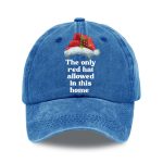 The Only Red Hat Allowed In This Home Hat