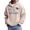Titans Personalized Quarter Zip Waffle Hoodie 4