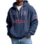 Twins EST 1901 Waffle Quarter Zip Hoodie