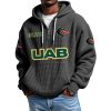 UAB EST 1991 Quarter Zip Waffle Hoodie 11 UAB EST 1991 Quarter Zip Waffle Hoodie 1