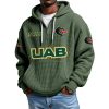 UAB EST 1991 Quarter Zip Waffle Hoodie 9 UAB EST 1991 Quarter Zip Waffle Hoodie 5