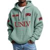 UNLV EST 1968 Quarter Zip Waffle Hoodie 6 UNLV EST 1968 Quarter Zip Waffle Hoodie 2