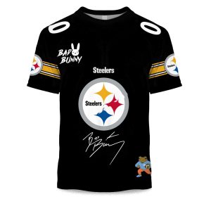 Personalized Steelers Bad Bunny Bowl LX 2025 2026 Shirt 1