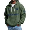 Utah State EST 1892 Quarter Zip Waffle Hoodie 7 Utah State EST 1892 Quarter Zip Waffle Hoodie 3
