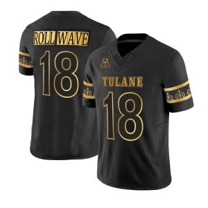Tulane Football Roll Wave 18 2025 Jersey (1)