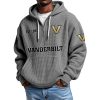 Vanderbilt EST 1890 Quarter Zip Waffle Hoodie 8 Vanderbilt EST 1890 Quarter Zip Waffle Hoodie 4