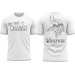 Vikings 2025 Be The Change Shirt