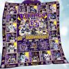 Vikings 65th Anniversary Fleece Blanket 1