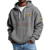 Vikings EST 1960 Waffle Quarter Zip Hoodie 6 Vikings EST 1960 Waffle Quarter Zip Hoodie (2)