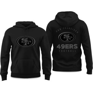 2025 49ers Back In Black Hoodie 1