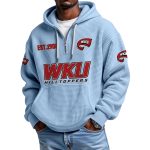 WKU Hilltoppers EST 1908 Quarter Zip Waffle Hoodie