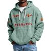 Warhawks EST 1931 Quarter Zip Waffle Hoodie 6 Warhawks EST 1931 Quarter Zip Waffle Hoodie 2