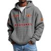 Warhawks EST 1931 Quarter Zip Waffle Hoodie 7 Warhawks EST 1931 Quarter Zip Waffle Hoodie 3