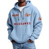 Warhawks EST 1931 Quarter Zip Waffle Hoodie 9 Warhawks EST 1931 Quarter Zip Waffle Hoodie 5