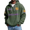 Western Illinois EST 1903 Quarter Zip Waffle Hoodie 7 Western Illinois EST 1903 Quarter Zip Waffle Hoodie 3