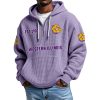 Western Illinois EST 1903 Quarter Zip Waffle Hoodie 9 Western Illinois EST 1903 Quarter Zip Waffle Hoodie 5