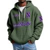 Wildcats EST 1882 Quarter Zip Waffle Hoodie 7 Wildcats EST 1882 Quarter Zip Waffle Hoodie 3