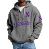 Wildcats EST 1882 Quarter Zip Waffle Hoodie 8 Wildcats EST 1882 Quarter Zip Waffle Hoodie 4