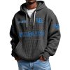 Wildcats EST 1891 Quarter Zip Waffle Hoodie 1