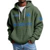 Wildcats EST 1891 Quarter Zip Waffle Hoodie 7 Wildcats EST 1891 Quarter Zip Waffle Hoodie 3