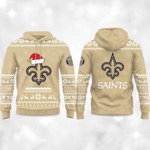 2025 Saints Reindeer football Christmas Hoodie 1