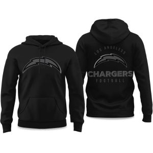 2025 Chargers Back In Black Hoodie 1