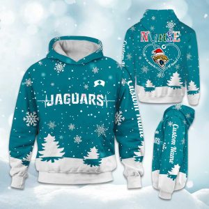 Jaguars x Nurse Christmas Football Hoodie 1
