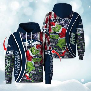 Seahawks The Grnch Christmas Football Hoodie 1
