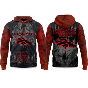 Stranger Things Broncos Season 5 Hoodie 1