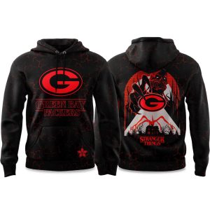 2025 Packers x Stranger Things 5 Hoodie 1