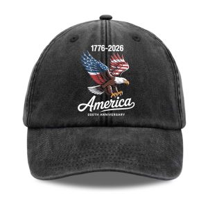 250th Anniversary 1776 2026 America Baseball Cap (1)