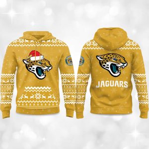2025 Jaguars Reindeer football Christmas Hoodie 1
