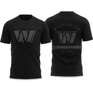 2025 Commanders Back In Black Shirt