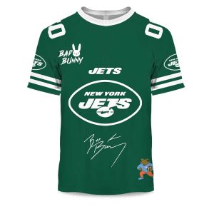 Personalized JetsBad Bunny Bowl LX 2025 2026 Shirt 1