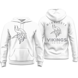 Vikings 2025 Winter White Out Hoodie (1)