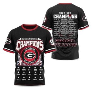 Bulldogs Football Big Ten Champions 2025 Shirt (1)