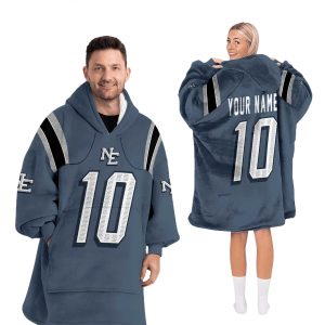 2025 Patriots Rivalries Nor’Easter Storm Blue Blanket Hoodie